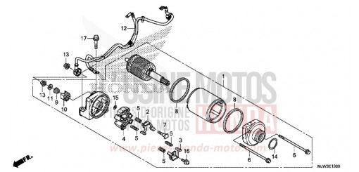 STARTER MOTOR CB500XAG de 2016